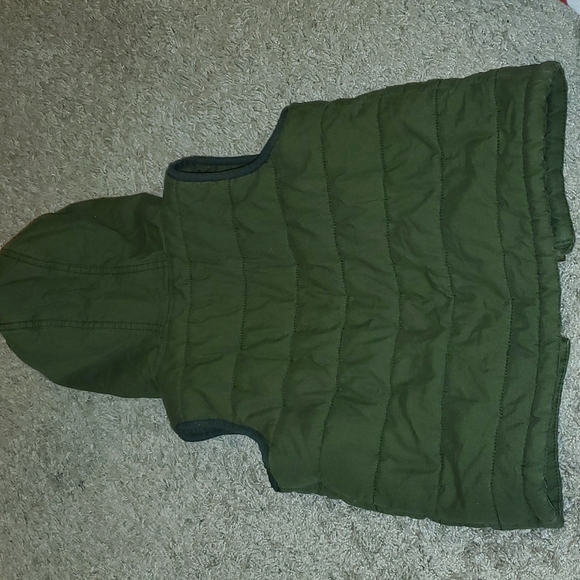 Toddler Old Navy Olive Green Outerwear Vest - Picture 4 of 4
